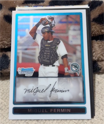 2009 Bowman Chrome Prospects #BCP36 Miguel Fermin — front