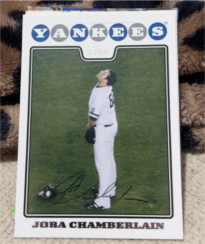 2008 Topps #NYY10 Joba Chamberlain — front