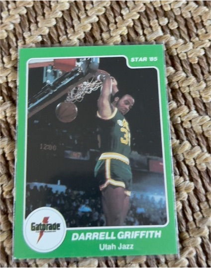 1985 Star Gatorade Slam Dunk #85 Darrell Griffith — front