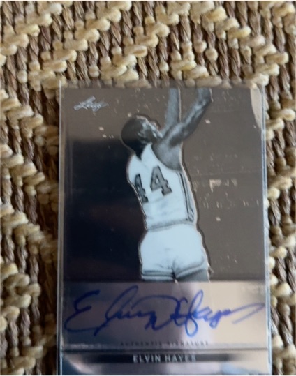 2012-13 Leaf Metal Holo Green #BA-EH1 Elvin Hayes — front