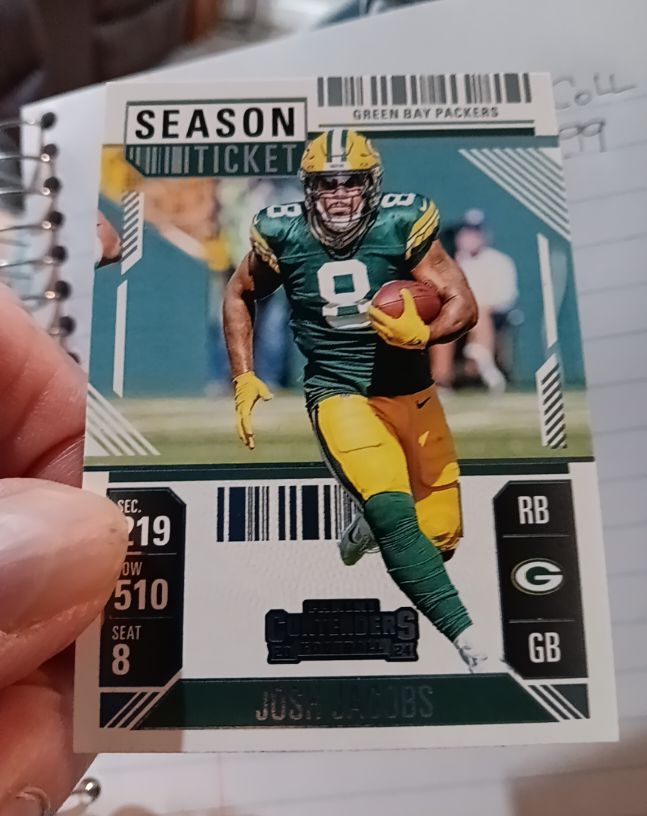 2024 Panini Contenders Season Ticket #35 Josh Jacobs — front