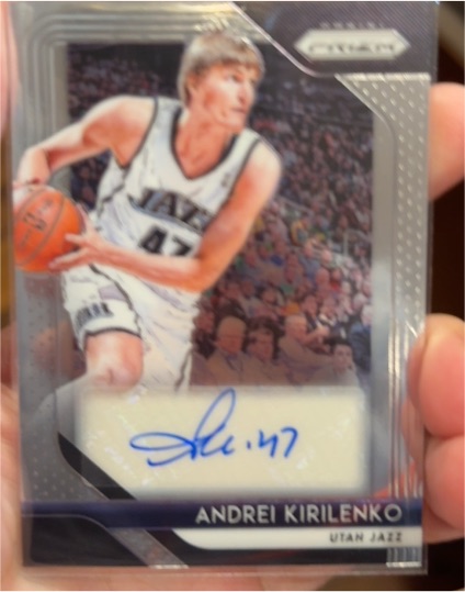 2018-19 Panini Prizm Signatures #S-AKL Andrei Kirilenko — front