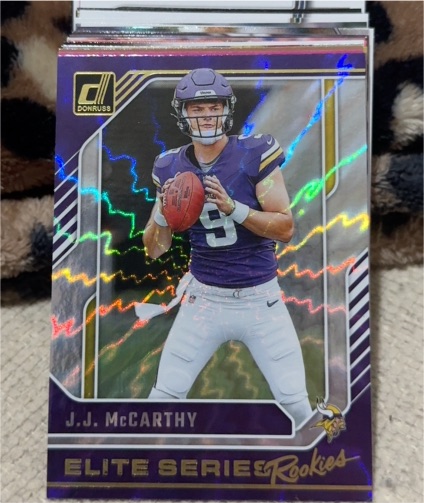 2024 Donruss Elite Series Rookies #4 J.J. McCarthy — front