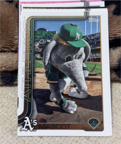 2025 Topps Series 1 Celebration Mascots #M-17 Oakland Athletics Mascot — front