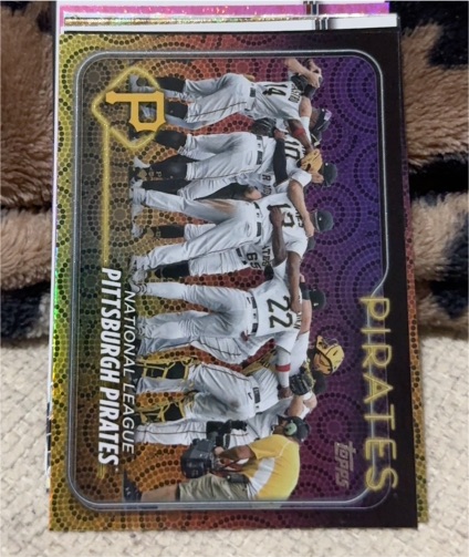 2024 Topps #696 Pittsburgh Pirates Team Card — front
