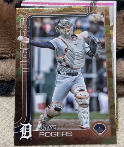 2025 Topps #55 Jake Rogers — front
