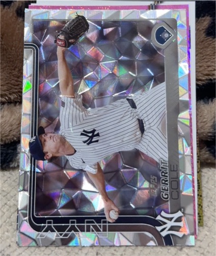 2025 Topps Chrome #110 Gerrit Cole — front