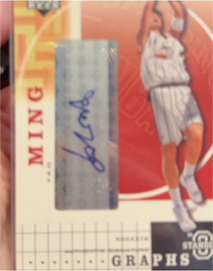 1996 Upper Deck #G4 Ming Yao — front
