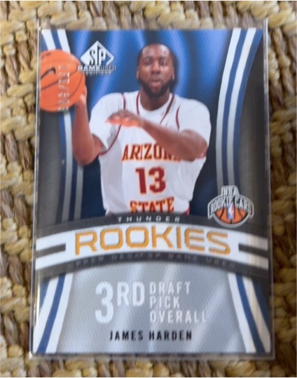2009-10 Upper Deck SP Game Used #118 James Harden Rookie — front