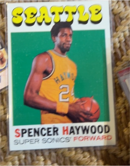 1971-72 Topps #20 Spencer Haywood — front