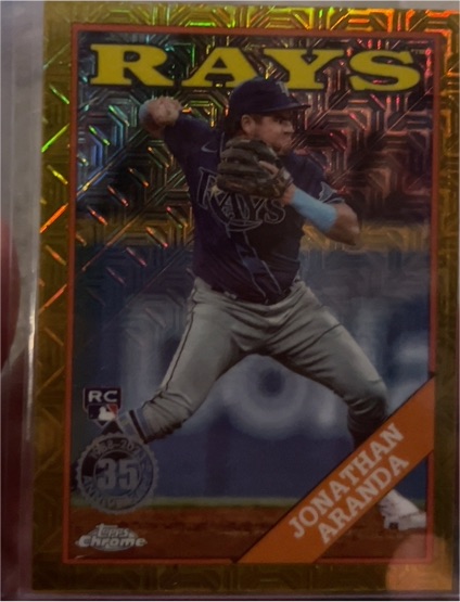 2023 Topps Series 2 1988 Chrome Mojo #2T88C-69 Jonathan Aranda — front