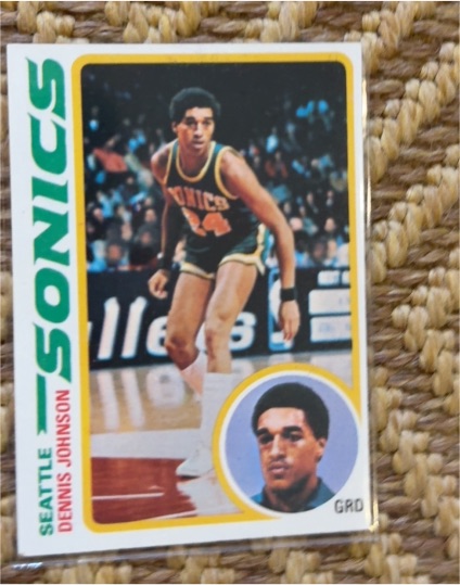 1978-79 Topps #78 Dennis Johnson — front