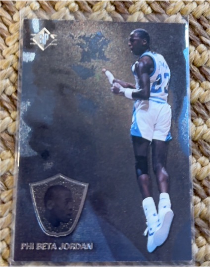 1998 Upper Deck SP #J3 Michael Jordan Phi Beta — front
