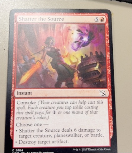 2023 Magic: The Gathering #164 Shatter the Source — front