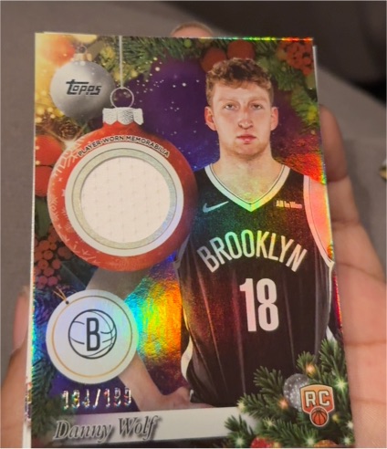 2025-26 Topps Holiday #PR-DO Danny Wolf — front