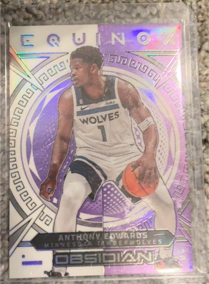 2022-23 Panini Obsidian Equinox #26 Anthony Edwards — front