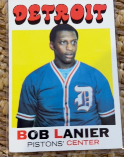 1971-72 Topps #63 Bob Lanier — front