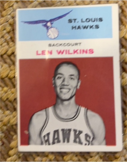 1961 Fleer #44 Len Wilkins — front