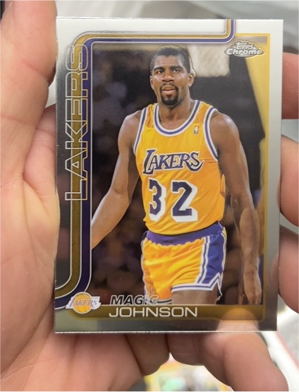 2025-26 Topps Chrome #244 Magic Johnson — front