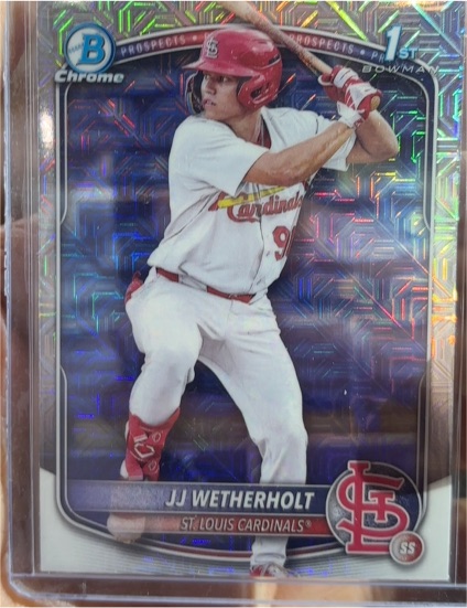 2025 Bowman Chrome Prospects #BCP-22 JJ Wetherholt — front