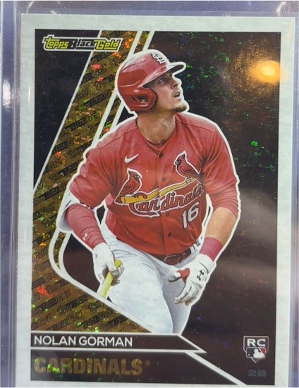 2023 Topps Update #BG-30 Nolan Gorman Topps Black Gold — front