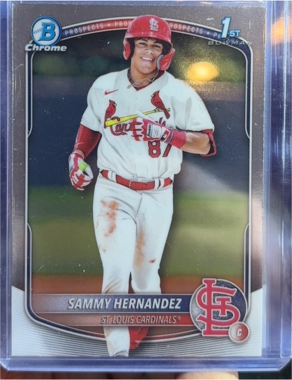 2025 Bowman Chrome Prospects #BCP-66 Sammy Hernandez — front