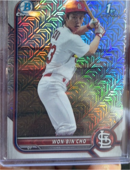 2022 Bowman Chrome #BCP-154 Won-Bin Cho — front