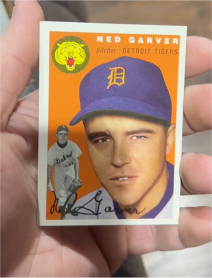 1954 Topps #44 Ned Garver — front