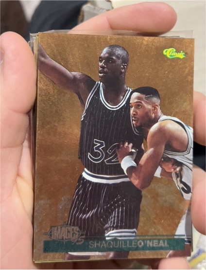 1995 Classic Images Four Sport #37 Shaquille O'Neal Orlando Magic — front