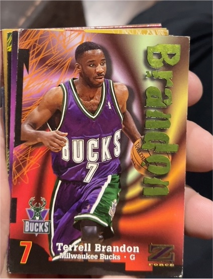 1997-98 SkyBox Z-Force #151 Terrell Brandon — front