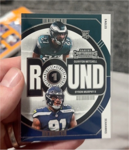 2024 Panini Contenders Round 1 Numbers #24 Quinyon Mitchell / Byron Murphy II — front