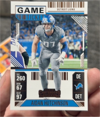 2024 Panini Contenders #34 Aidan Hutchinson — front