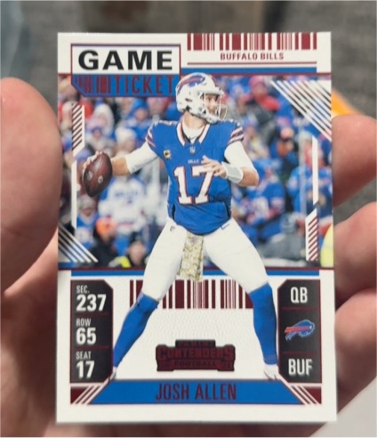 2024 Panini Contenders #11 Josh Allen — front