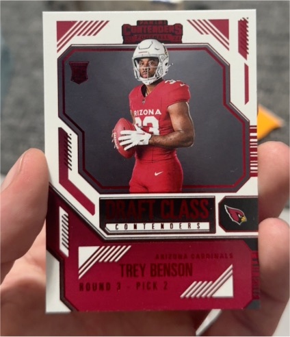 2024 Panini Contenders Draft Class Contenders #12 Trey Benson — front