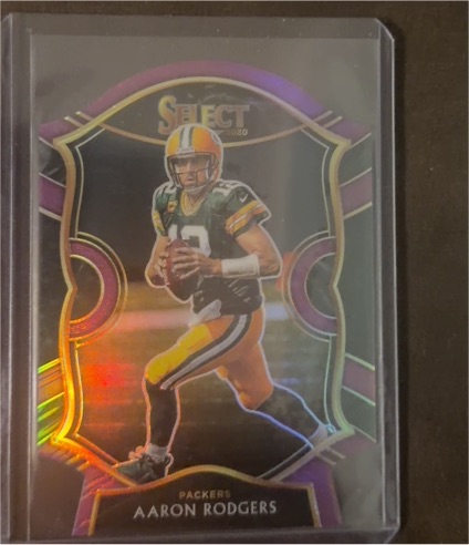 2020 Panini Select #12 Aaron Rodgers — front