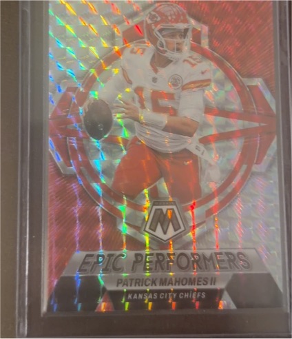 2023 Panini Mosaic Epic Performers #EP-PM Patrick Mahomes II — front