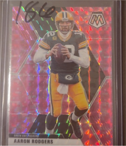 2020 Panini Mosaic #79 Aaron Rodgers — front