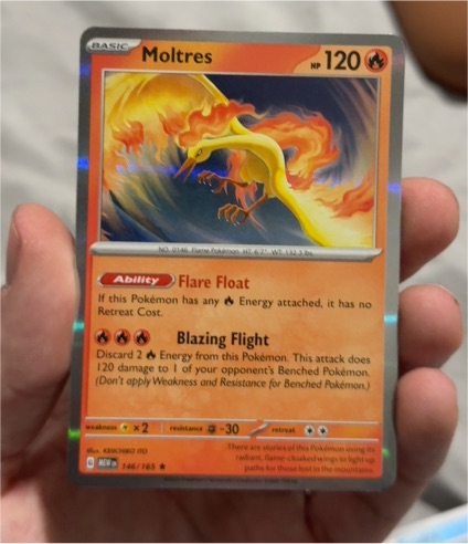 2023 Pokémon Scarlet & Violet 151 #146 Moltres — front