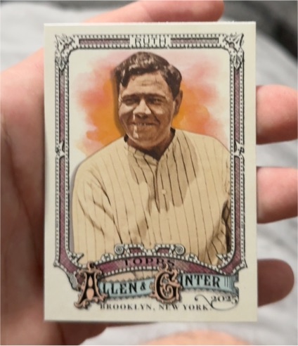 2025 Topps Allen & Ginter #28 Babe Ruth — front