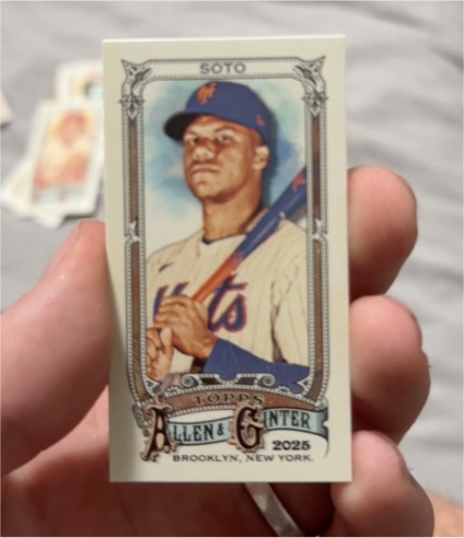 2025 Topps Allen & Ginter #95 Juan Soto — front