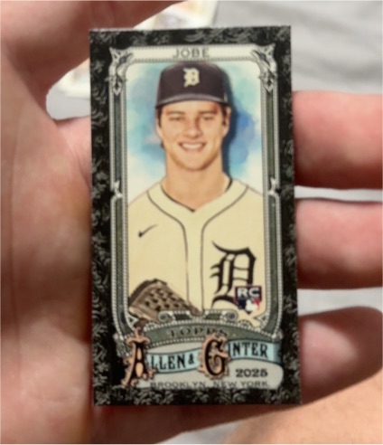 2025 Topps Allen & Ginter #75 Jackson Jobe — front