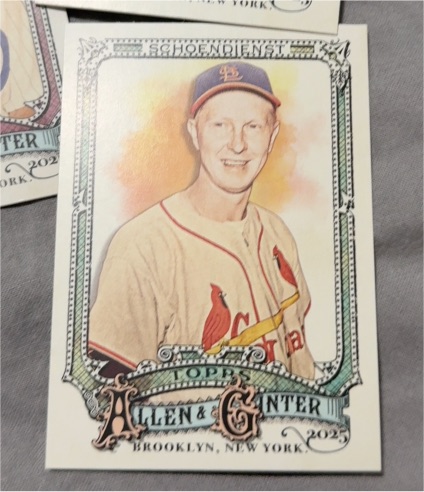 2025 Topps Allen & Ginter #304 Red Schoendienst — front