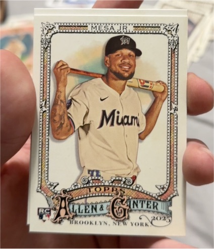 2025 Topps Allen & Ginter #300 Victor Mesa Jr. — front