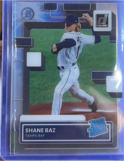2022 Panini Chronicles Donruss Clearly #54 Shane Baz Rated Rookie — front