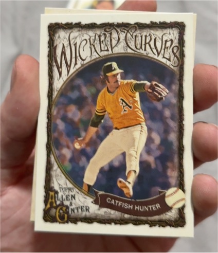 2025 Topps Allen & Ginter #WC-30 Catfish Hunter — front