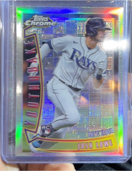 2022 Topps Chrome Sonic 1996 Youthquake #YQ-7 Josh Lowe — front
