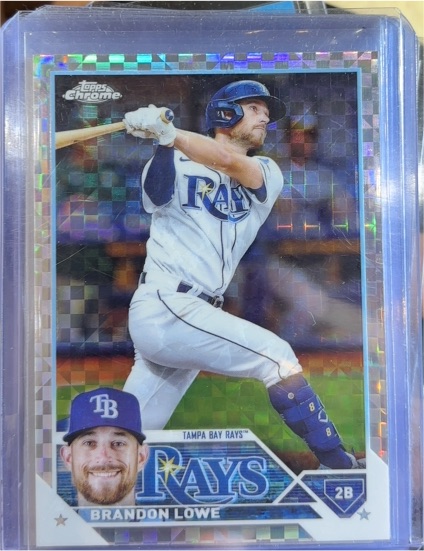 2023 Topps Chrome #208 Brandon Lowe — front