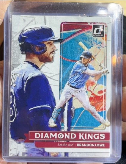 2022 Donruss Diamond Kings #1 Brandon Lowe — front
