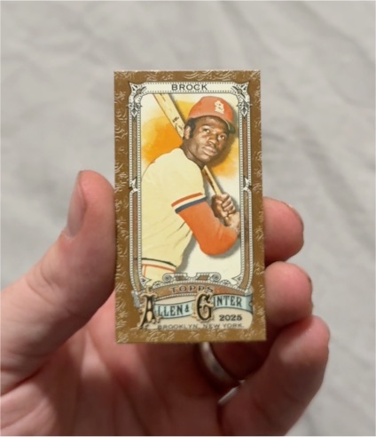 2025 Topps Allen & Ginter Mini #11 Lou Brock — front