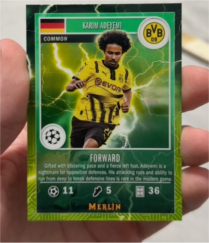 2024-25 Topps Merlin #Common Karim Adeyemi — front